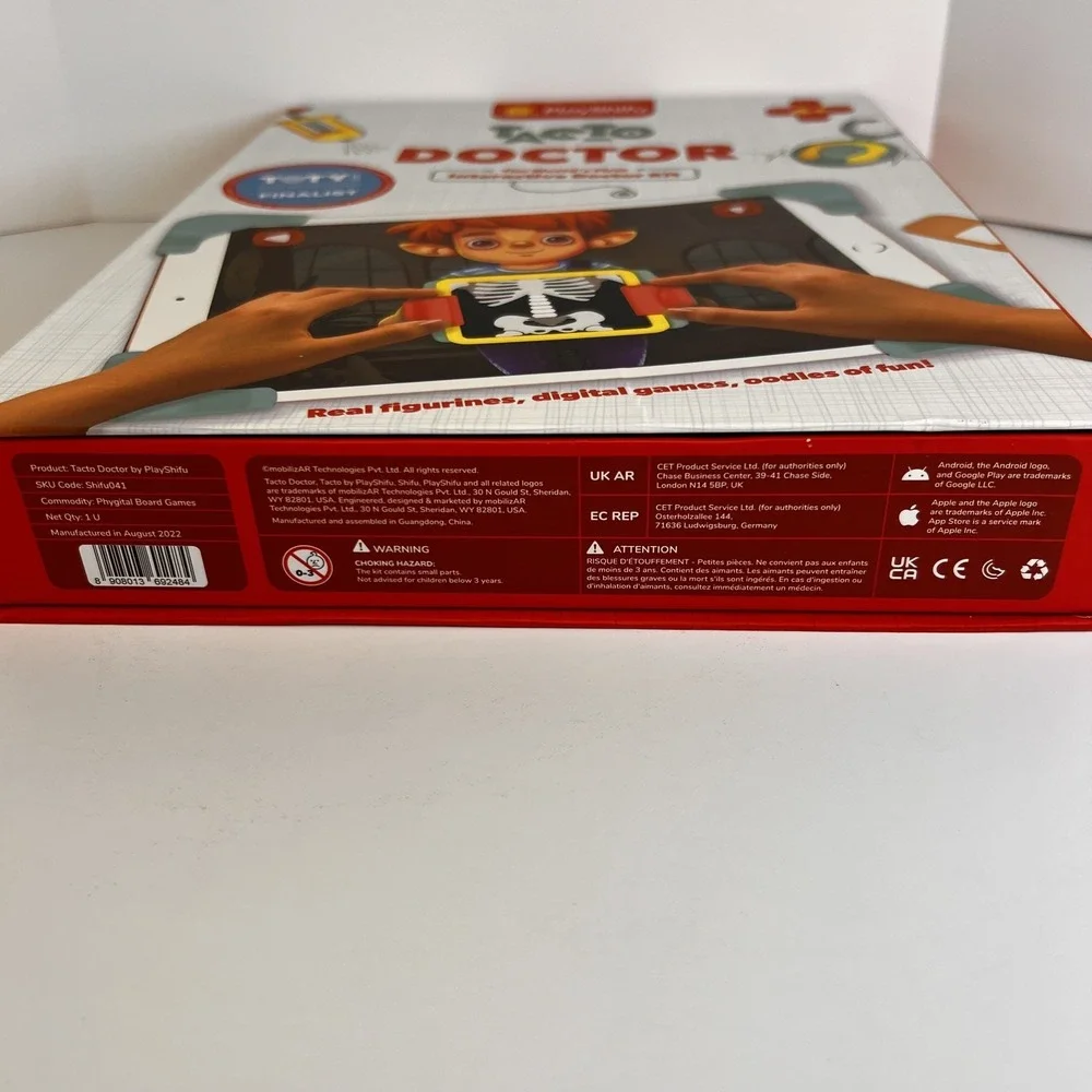 PlayShifu Tacto Doctor STEM Toy Kids Ages 4+ Red Excellent Interactive AR Kit